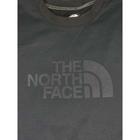 The North Face Crewneck Sweater Men’s Black Out Long Sleeve Size Medium - Picture 2 of 4